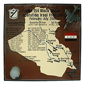 VMA-214 OIF Deployment Plaque