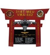 31st MEU VMA-542 Deployment Plaque