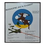 Slugging Jack Rabbit Plaque
