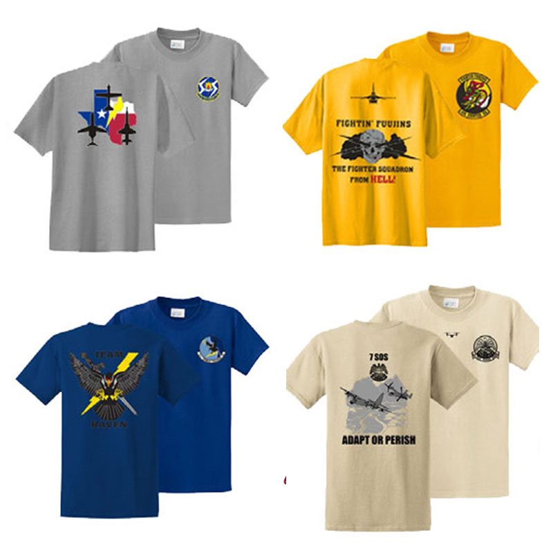 Custom Printed Shirts Product Spec Sheet