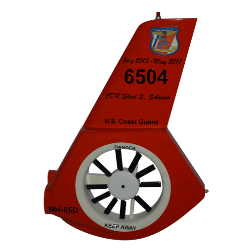 CGAS Atlantic City MH-65D Dolphin Tail Flash