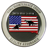 Image of finished challenge coin