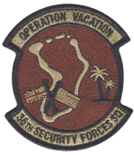 Image of finished military patch
