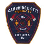 Cambridge City Fire Dept In Fightin 57 Patch
