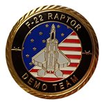 F-22 Demo Team 2024 Gold Challenge Coin