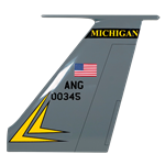 127 ARG KC-135 Airplane Tail Flash