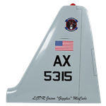 53 VR C-130T Hercules Airplane Tail Flash