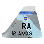 12 AMXS T-38C Airplane Tail Flash
