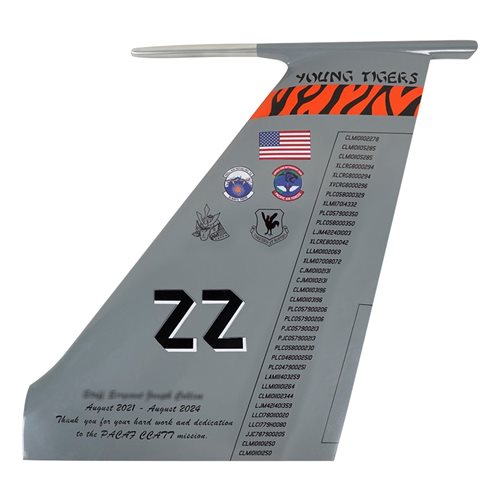 909 ARS KC-135 Airplane Tail Flash - View 2
