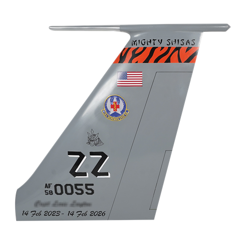 909 ARS KC-135 Airplane Tail Flash - View 3