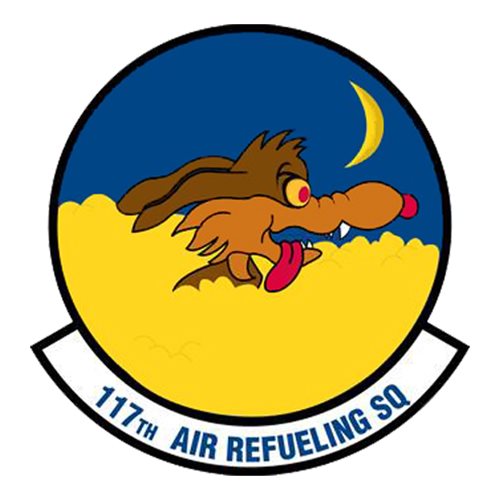 117 ARS KC-135 Airplane Tail Flash