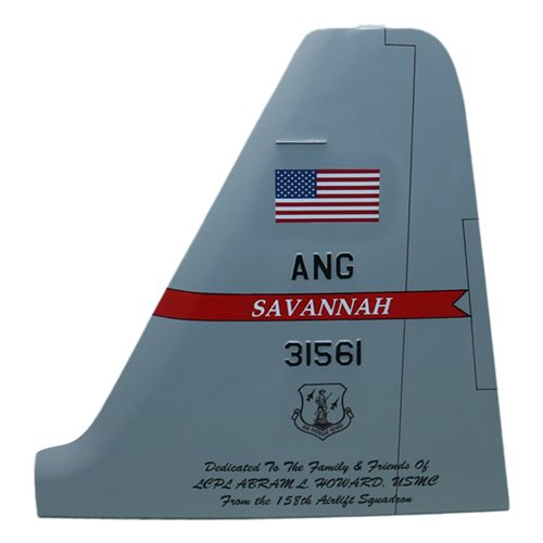165 AW C-130 Airplane Tail Flash - View 2