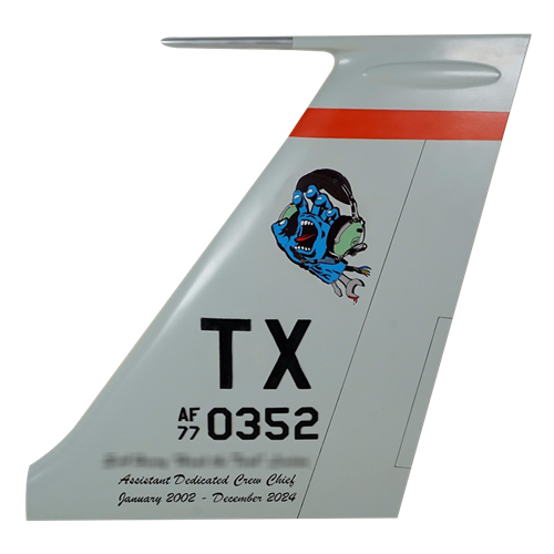 961 AACS E-3 Sentry Custom Airplane Tail Flash - View 3