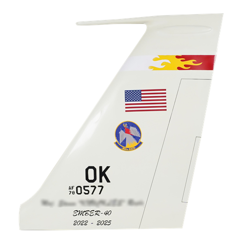 964 AACS E-3 Sentry Custom Airplane Tail Flash - View 4