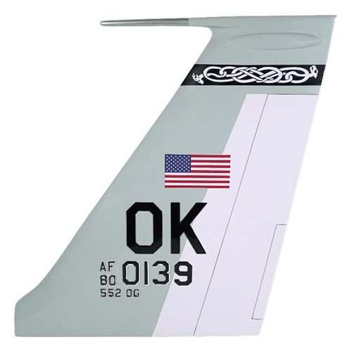 552 OG E-3 Sentry Custom Airplane Tail Flash - View 3