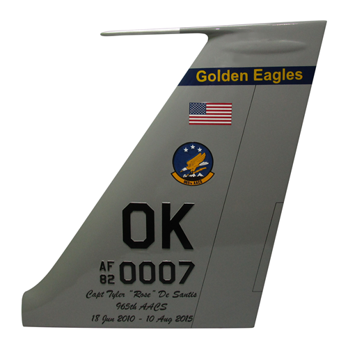 965 AACS E-3 Sentry Custom Airplane Tail Flash - View 2