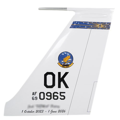 965 AACS E-3 Sentry Custom Airplane Tail Flash - View 5