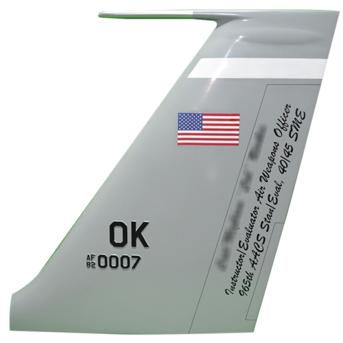 965 AACS E-3 Sentry Custom Airplane Tail Flash - View 8