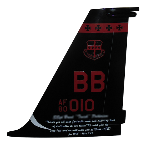 9 RW U-2 Airplane Tail Flash  - View 5