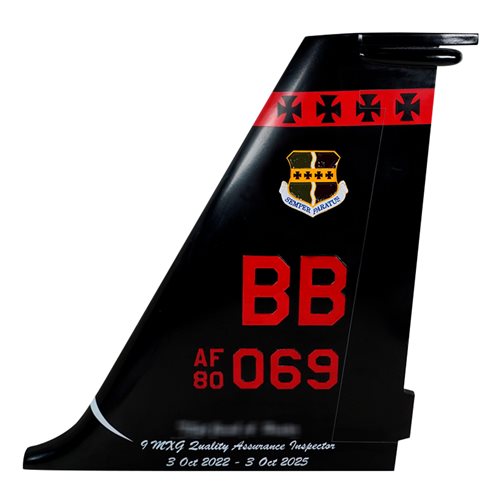 9 RW U-2 Airplane Tail Flash  - View 6