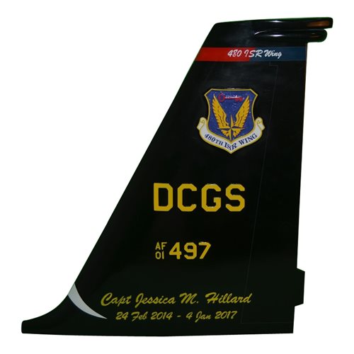 480 ISRW U-2 Airplane Tail Flash - View 3