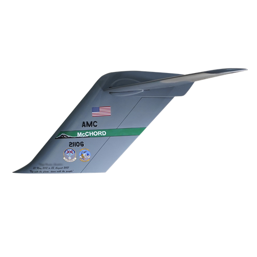 62 AW C-17 Airplane Tail Flash - View 2