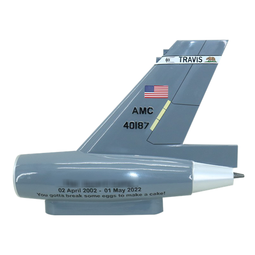 60 AMW KC-10 Airplane Tail Flash - View 2