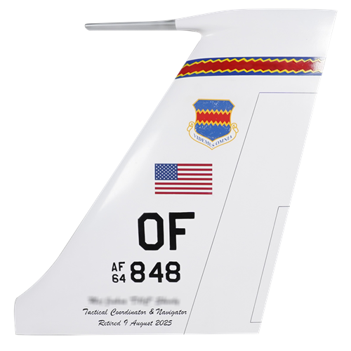 55 WG RC-135 Airplane Tail Flash - View 4