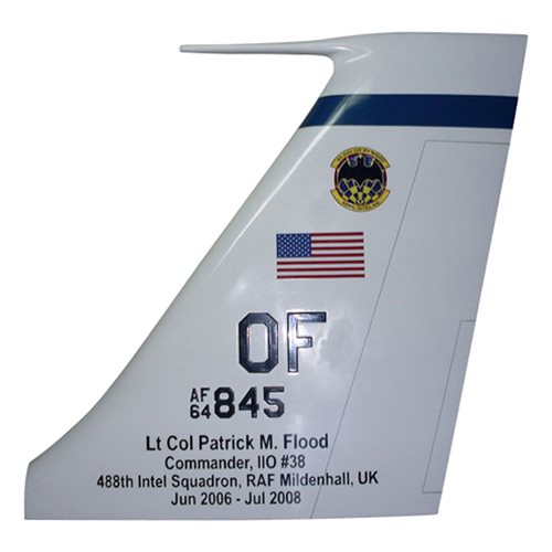 488 IS RC-135 Airplane Tail Flash
