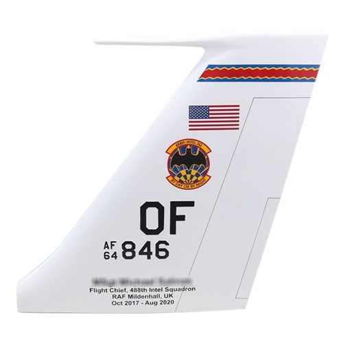 488 IS RC-135 Airplane Tail Flash - View 4