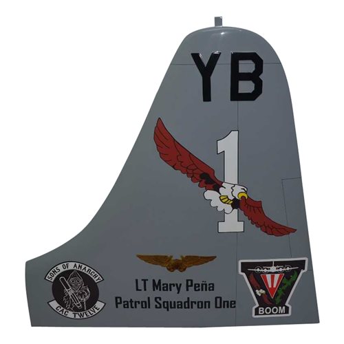 VP-1 P-3 Airplane Tail Flash - View 2