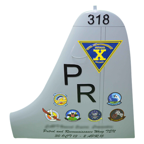 VP-10 P-3 Airplane Tail Flash - View 2