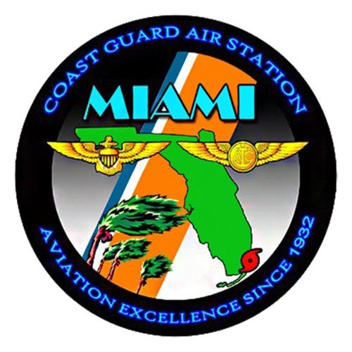 CGAS Miami HC-144 Airplane Tail Flash 
