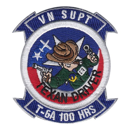 Vance AFB T-6A Texan II Driver 100 Hours Patch