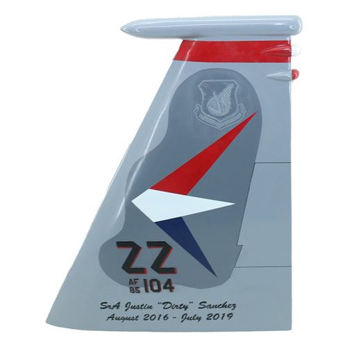 67 FS F-15C Eagle Custom Airplane Tail Flash - View 2