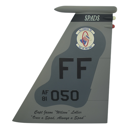 94 FS F-15C Eagle Custom Airplane Tail Flash - View 2