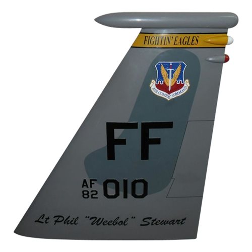 27 FS F-15 Airplane Tail Flash
