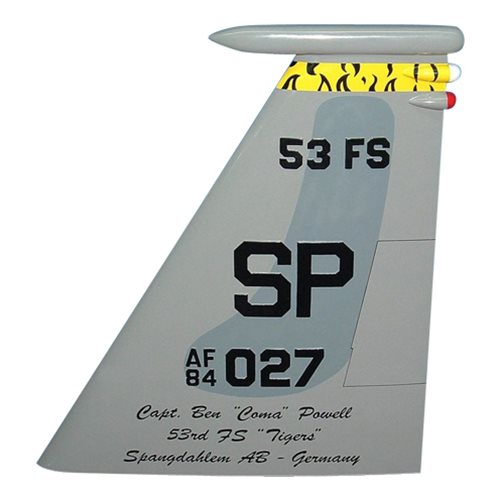 53 FS F-15C Eagle Custom Airplane Tail Flash