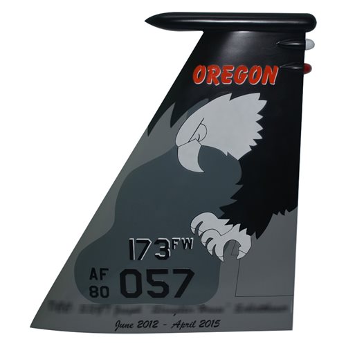 173 FW F-15 Airplane Tail Flash - View 2