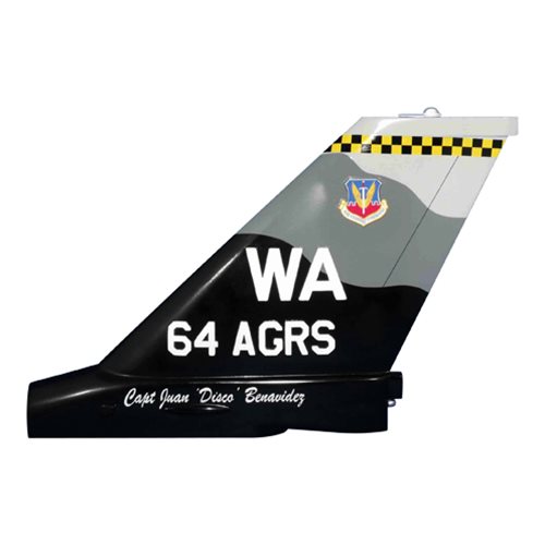 64 AGRS F-16C Falcon Custom Airplane Tail Flash