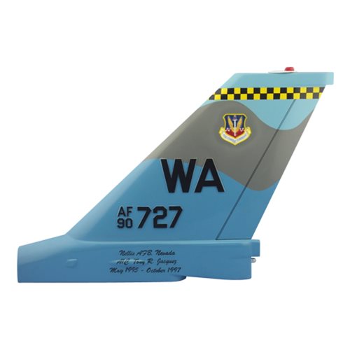 64 AGRS F-16C Falcon Custom Airplane Tail Flash - View 2