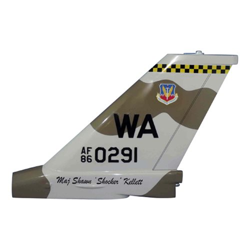 64 AGRS F-16C Falcon Custom Airplane Tail Flash - View 3