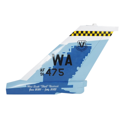 64 AGRS F-16C Falcon Custom Airplane Tail Flash - View 5