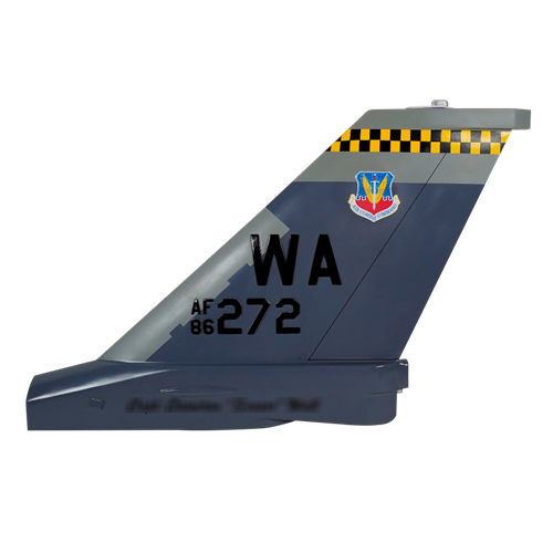 64 AGRS F-16C Falcon Custom Airplane Tail Flash - View 6