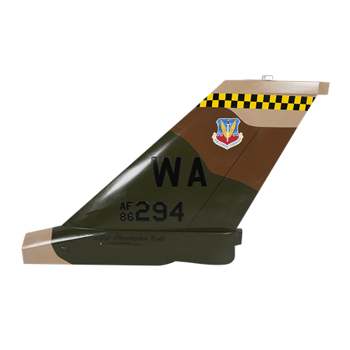 64 AGRS F-16C Falcon Custom Airplane Tail Flash - View 9