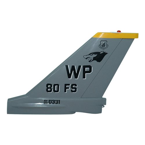 80 FS F-16C Falcon Custom Airplane Tail Flash