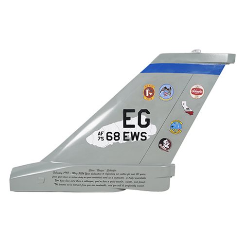 F-16C Falcon Custom Airplane Tail Flash - View 2