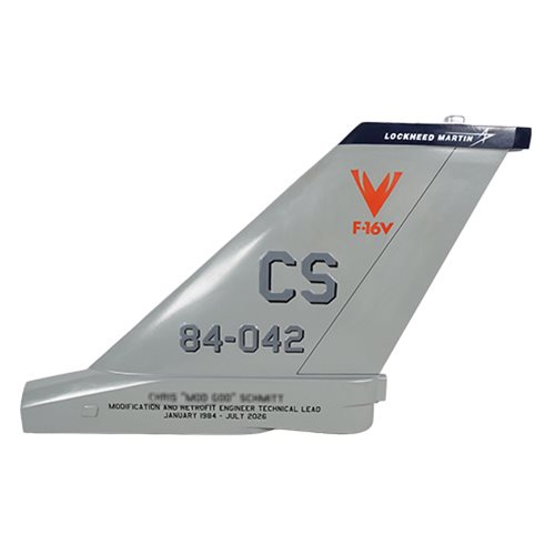 F-16C Falcon Custom Airplane Tail Flash - View 3