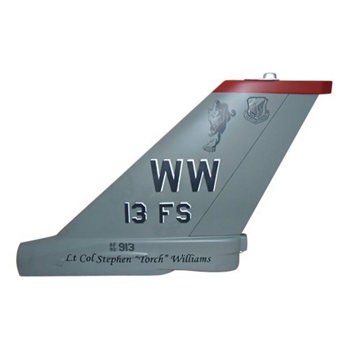 13 FS F-16C Falcon Custom Airplane Tail Flash