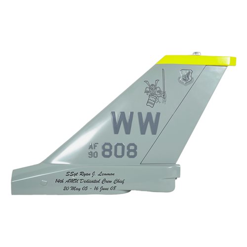 14 FS F-16C Falcon Custom Airplane Tail Flash - View 2